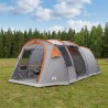 Tente tunnel Gris et orange 505 x 330 x 204 cm 640314640314