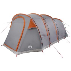 Tente tunnel Gris et orange 505 x 330 x 204 cm 640314640314
