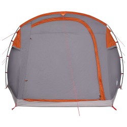 Tente tunnel Gris et orange 505 x 330 x 204 cm 640314640314