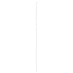 Porte coulissante Blanc 93 x 202 cm Bois de pin massif et verre 640315640315