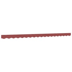 Tissu de remplacement de cantonnière d’auvent rayure bordeaux 640326640326