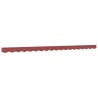 Tissu de remplacement de cantonnière d’auvent rayure bordeaux 640326640326