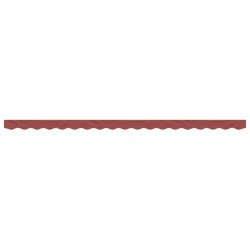 Tissu de remplacement de cantonnière d’auvent rayure bordeaux 640326640326