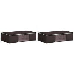 Boîte de rangement avec fenêtre latérale transparente 2 pcs 640328640328