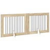 Porte de chien pliable avec supports 2 pcs Chêne Sonoma 640331640331