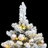 Sapin de Noël artificiel articulé 150 LED et boules 150 cm 640339640339