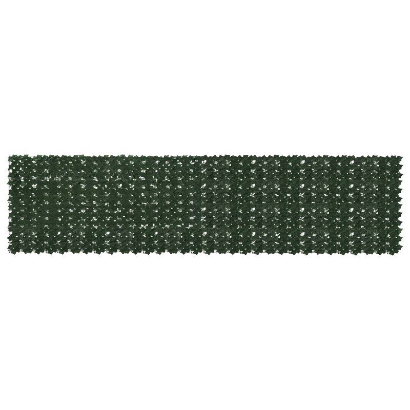 Écran de balcon avec feuilles Vert foncé 400 x 100 cm 640360640360