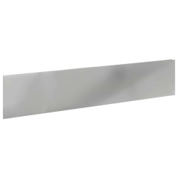Bordure de Pelouse 10 pcs 100 x 22 cm Acier Argenté 640361640361