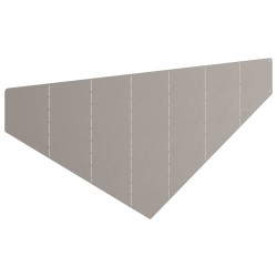 Bordure de Pelouse 100 x 45 cm Acier Rouillé 640362640362