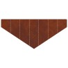 Bordure de Pelouse 100 x 45 cm Acier Rouillé 640362640362