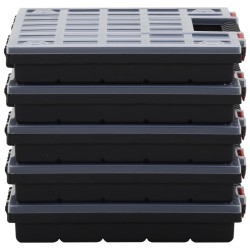 Boîtes d'assortiment 10 pcs 40x30x5 cm Polypropylène 640368640368