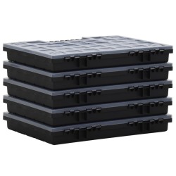 Boîtes d'assortiment 10 pcs 40x30x5 cm Polypropylène 640368640368