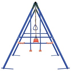 Ensemble de balançoires d'extérieur Multicolore Acier et PE 640374640374