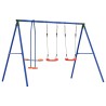 Ensemble de balançoires d'extérieur Multicolore Acier et PE 640375640375