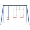 Ensemble de balançoires d'extérieur Multicolore Acier et PE 640375640375