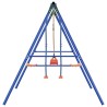 Ensemble de balançoires d'extérieur Multicolore Acier et PE 640375640375
