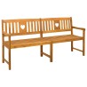 Banc extérieur Naturel 180 x 55,5 x 90 cm Bois d'Acacia Massif 640382640382