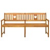 Banc extérieur Naturel 180 x 55,5 x 90 cm Bois d'Acacia Massif 640382640382