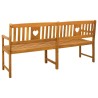 Banc extérieur Naturel 180 x 55,5 x 90 cm Bois d'Acacia Massif 640382640382