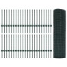 Clôture en fil soudé avec poteaux 100 x 0,6 m Vert Maille 640405640405