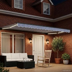 Cadre de store manuel avec LEDs 4,5 × 3,5 m 640408640408