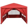 Tente de fête 600 x 300 x 255 cm Rouge PE et acier 640411640411