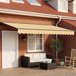 Cadre de store manuel avec LEDs 5 x 3 m 640416640416