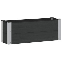 Jardinière surélevée Noir 100 x 30 x 36 cm 640437640437