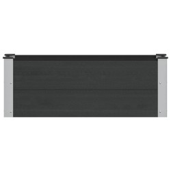 Jardinière surélevée Noir 100 x 30 x 36 cm 640437640437