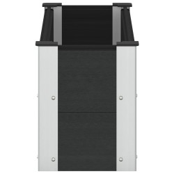 Jardinière surélevée Noir 100 x 30 x 36 cm 640437640437