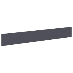 Bordure de Pelouse 10 pcs 100 x 15 cm Acier Anthracite 640438640438