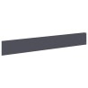 Bordure de Pelouse 10 pcs 100 x 15 cm Acier Anthracite 640438640438