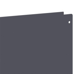 Bordure de Pelouse 10 pcs 100 x 15 cm Acier Anthracite 640438640438