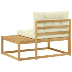 Canapé d'extérieur en bout Blanc 115 x 83 x 73 cm Polyester 640439640439