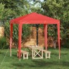 Tente de fête 200 x 200 x 240 cm Rouge PE et acier 640440640440