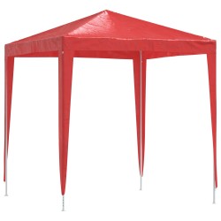 Tente de fête 200 x 200 x 240 cm Rouge PE et acier 640440640440