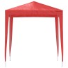 Tente de fête 200 x 200 x 240 cm Rouge PE et acier 640440640440