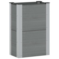 Jardinière surélevée Gris 50 x 30 x 72 cm 640441640441