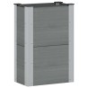 Jardinière surélevée Gris 50 x 30 x 72 cm 640441640441