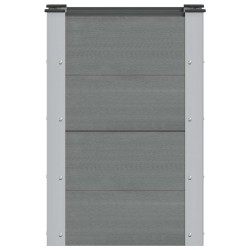 Jardinière surélevée Gris 50 x 30 x 72 cm 640441640441