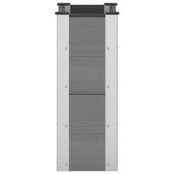 Jardinière surélevée Gris 50 x 30 x 72 cm 640441640441