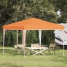 Tente de fête pop-up 288 x 288 x 245 cm Orange Tissu Oxford 640446640446