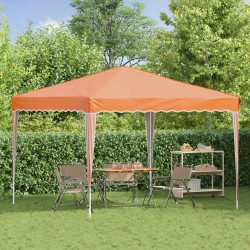 Tente de fête pop-up 288 x 288 x 245 cm Orange Tissu Oxford 640446640446