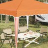 Tente de fête pop-up 288 x 288 x 245 cm Orange Tissu Oxford 640446640446