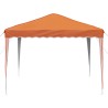 Tente de fête pop-up 288 x 288 x 245 cm Orange Tissu Oxford 640446640446