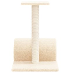 Arbre à chat avec tunnel Crème 60x34,5x50 cm 640447640447
