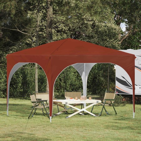 Tente de fête pop-up 290 x 290 x 245 cm Terre cuite 640450640450