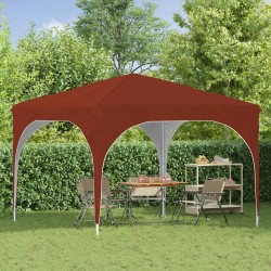 Tente de fête pop-up 290 x 290 x 245 cm Terre cuite 640450640450
