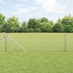Clôture hexagonale avec poteau 25 x 0,6 m Acier galvanisé 640451640451
