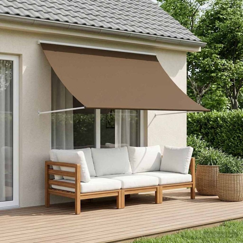 Auvent Taupe 400 x 150 cm 640459640459